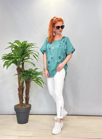 4002/2959 PAÇA  DETAY  LİKRALI YUMUŞAK JEAN BEYAZ