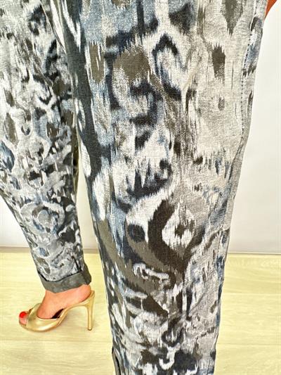 RSM 4007 Italyan Keten Pantolon Gri Tonu