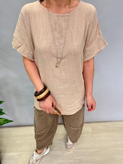 MNS 4020 PAMUKLU BLUZ TAŞ