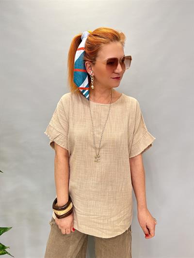 MNS 4020 PAMUKLU BLUZ TAŞ