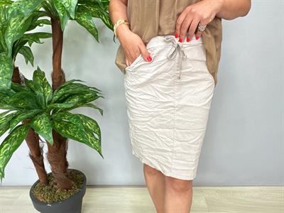 4040 Italyan Likralı Etek Taş