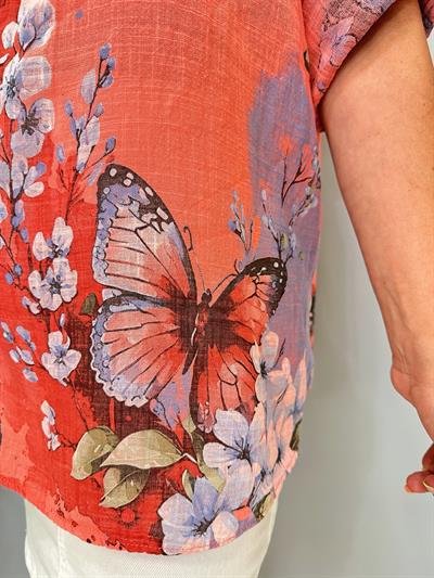 4041 Italyan Kelebekli Bluz Yavruağzı