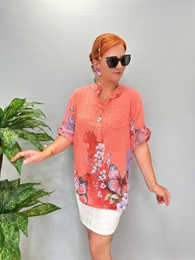 4041 Italyan Kelebekli Bluz Yavruağzı