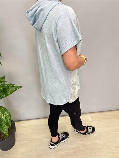 MNS 41085 İTALYAN PAYET DETAY BLUZ BEBE MAVİ