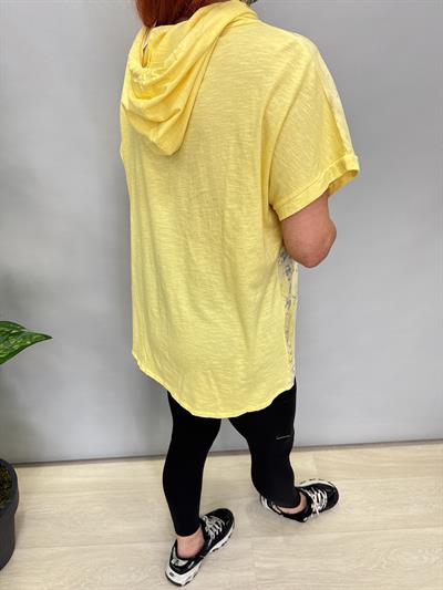 MNS 41085 İTALYAN PAYET DETAY BLUZ SARI