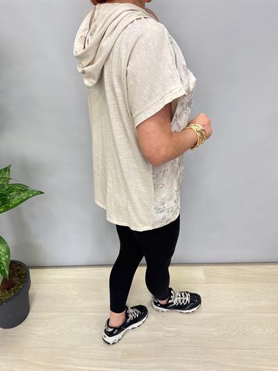 MNS 41085 İTALYAN PAYET DETAY BLUZ TAŞ