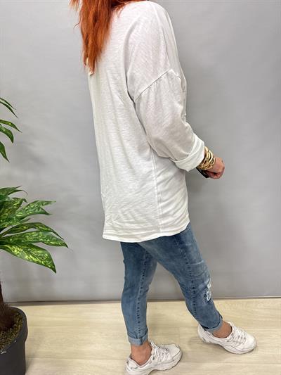 MNS 41728 İTALYAN BLUZ BEYAZ