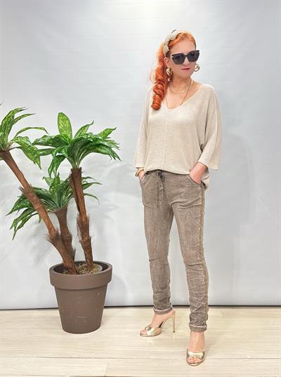 4550 Italyan Pantolon Vizon