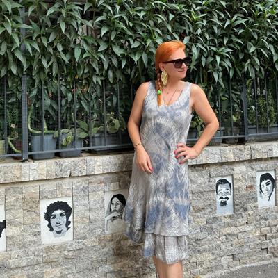 5013 PREMIUM İTALYAN PAMUK ÖN ARKA V ELBİSE VİZON 46 BEDENE KADAR UYUMLU