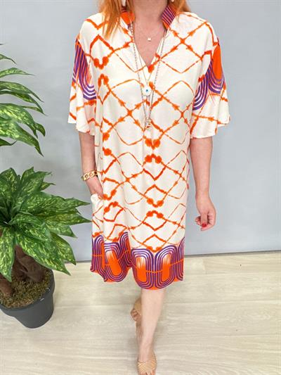 5022 Pamuklu Viskon Elbise