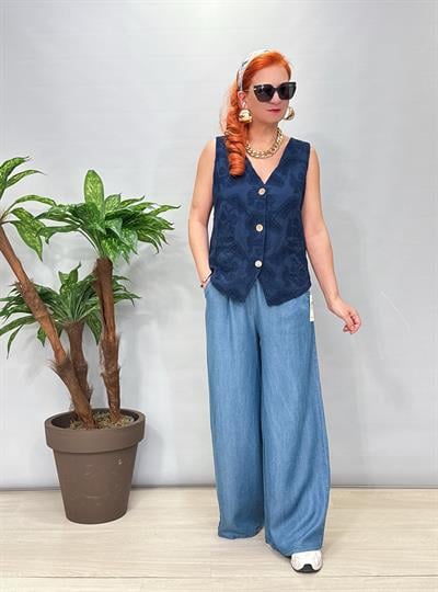 5030 Tencel Pantolon Açık Mavi 