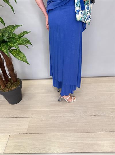 5041 TASARIM PANTOLON SAKS MAVİ