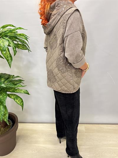 5285 Italyan Payet Detay Yelek 