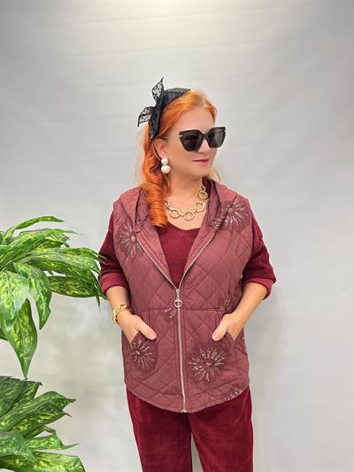 5285 Italyan Payet Detay Yelek 