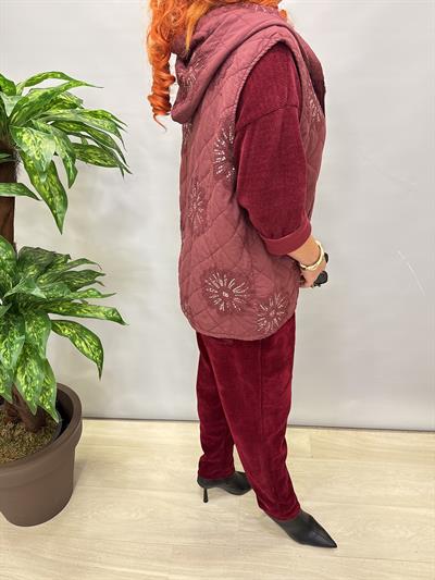 5285 Italyan Payet Detay Yelek 