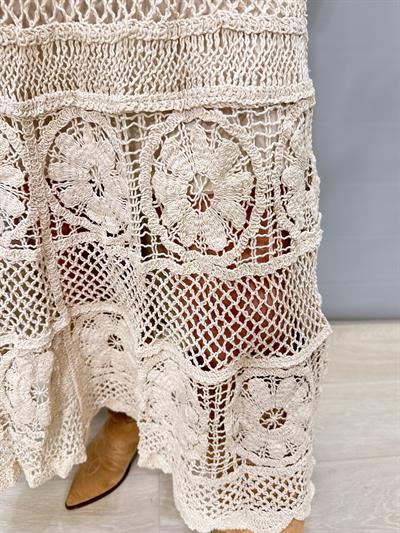 5510 Örgü  Dantel Detay Etek Taş 