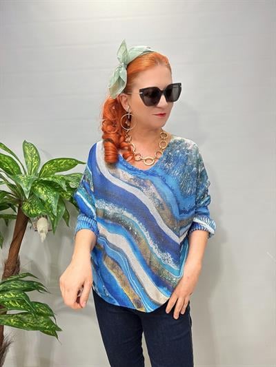 5570 Italyan Merserize Bluz