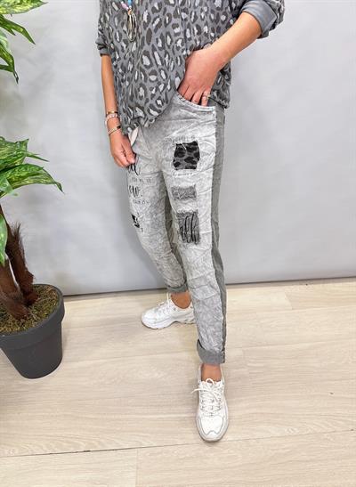 55783 İTALYAN NUBUK DETAY PANTOLON 48 BEDENE KADAR UYGUN