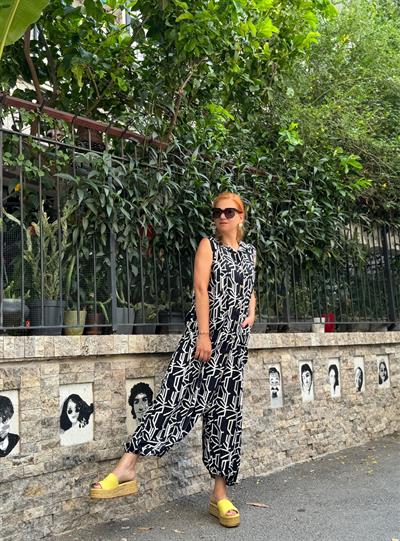 5800 TASARIM TULUM ELBİSE  SİYAH-BEYAZ  46 BEDENE KADAR UYGUNDUR boyum 1.64