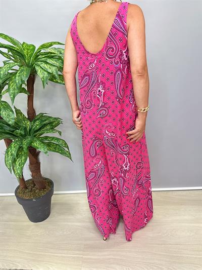 6020 Italyan Keten Tulum Pembe