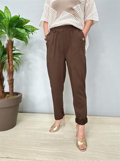 6030 Italyan Pantolon Acı Kahve 