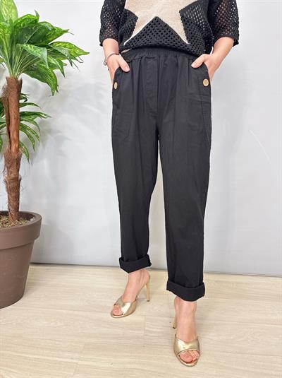 6030 Italyan Pantolon Siyah