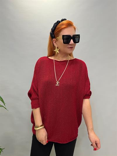 2918 SİMLİ SALAŞ TRİKO KIRMIZI