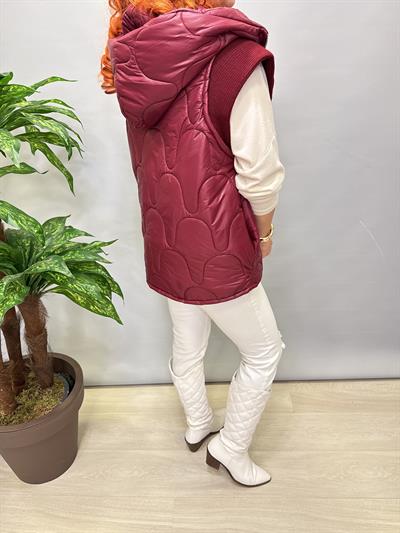 6345 Şişme Yelek Bordo