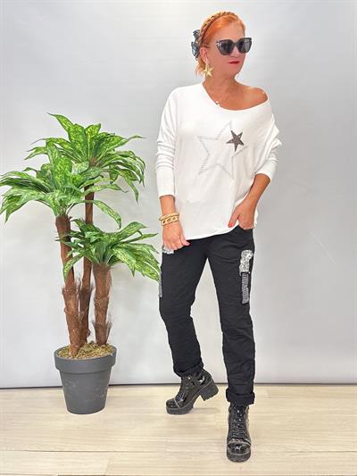 6511 Italyan Full Likralı Pantolon Siyah 