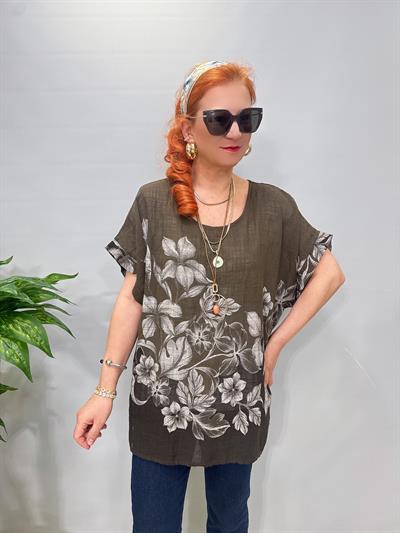 6528 Italyan Pamuklu Bluz 