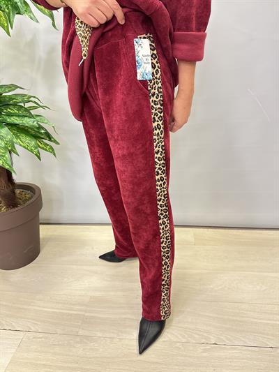 6578 Şönil Kadife Takım Bordo