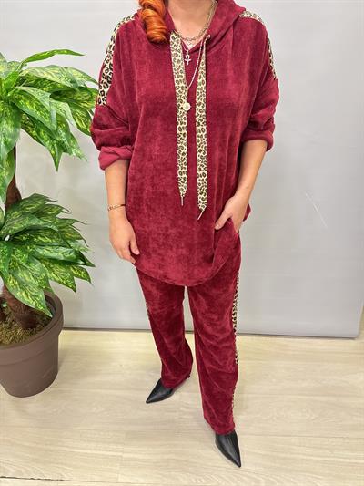 6578 Şönil Kadife Takım Bordo