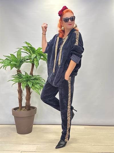 6578 Şönil Kadife Takım Lacivert