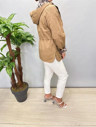 6640 Trenç Çift Taraflı Ceket Camel