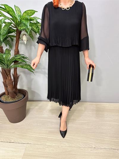 6903 Şifon Eibise Siyah