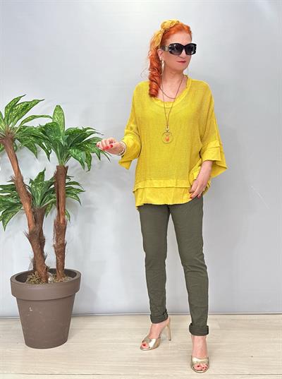 7005 Italyan Pantolon Haki