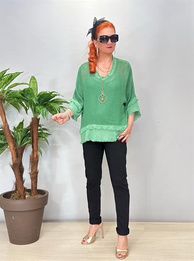 7005 Italyan Pantolon Siyah