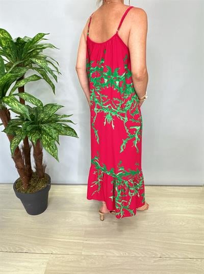 7060 Pamuklu Viskon Elbise 