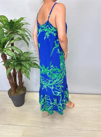 7060 Pamuklu Viskon Elbise 