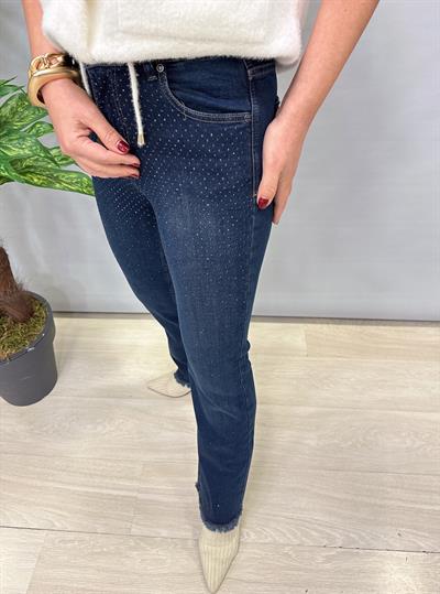 7403 (BİR BEDEN KÜÇÜK ALINIZ) FULL LİKRALI TAŞLI JEAN