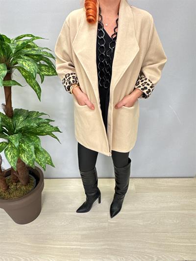 7740 Kaşe Blazer Ceket Taş