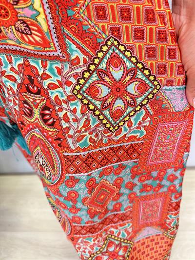 7820 Hint İpeği Elbise