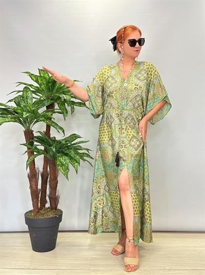 7820 Hint İpeği Elbise