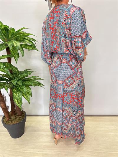 7820 Hint İpeği Elbise