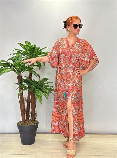 7820 Hint İpeği Elbise