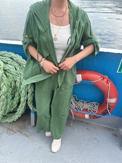 8005 Pamuklu Takım  Yeşil