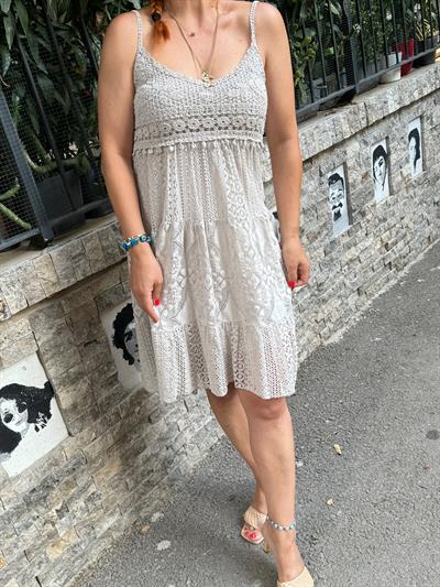 8030 PREMIUM İTHAL DANTEL ELBİSE 36/42 BEDENE UYUMLUDUR TAŞ boyum 1.64