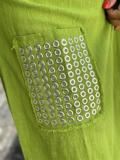 8040 PREMIUM İTALYAN PAMUKLU  CEP DETAY  KAPŞONLU ELBİSE  44 BEDENE KADAR UYUMLUDUR YEŞİL boyum 1.64