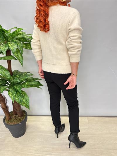 8059 Angora Hırka/Ceket Krem