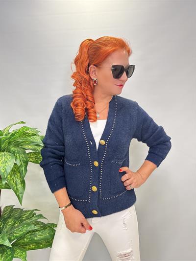 8059 Angora Hırka/Ceket Lacivert